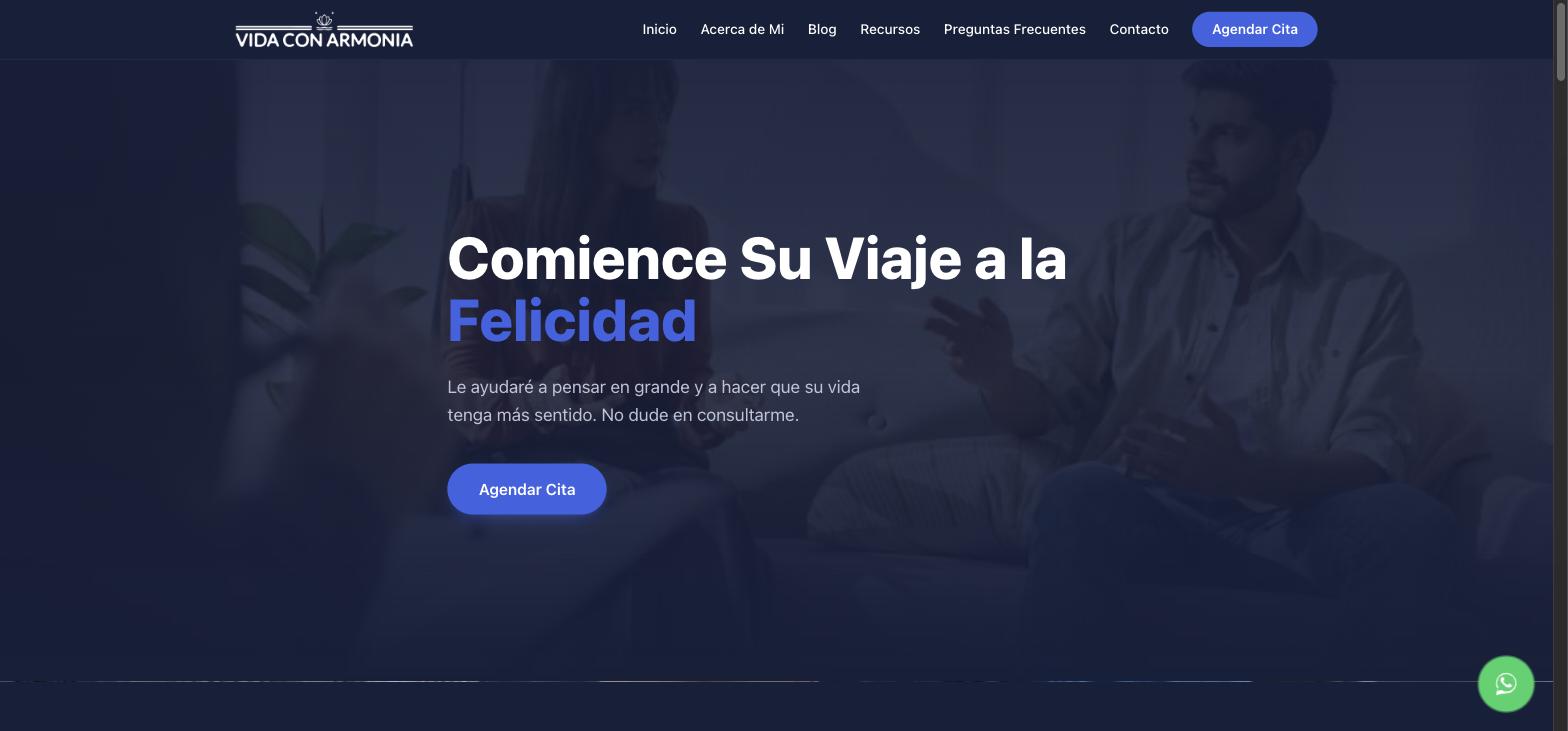 Sitio de Vida Con Armonía, psicología en Quito